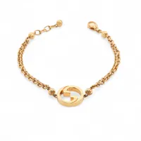 グッチ インターロッキングG GP ブレスレット ゴールド