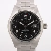 ハミルトン カーキフィールド H70455133 SS AT 黒文字盤