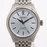 セイコー プレサージュ SARX129 SS AT シルバー文字盤