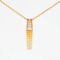 ジュネ イエローサファイア ダイヤ YG750