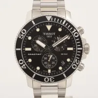 ティソ トラディションパーペチュアルカレンダー T063637A SS×革 QZ 白