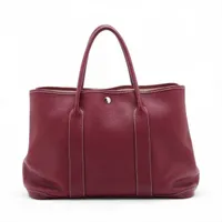 エルメス ガーデンパーティ36 PM ネゴンダ ルージュアッシュ シルバー金具