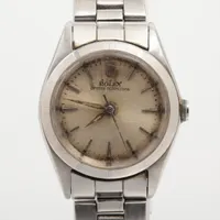 ロレックス オイスターパーペチュアル 6623 SS AT シルバー文字盤