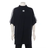 バレンシアガ×アディダス コットン Tシャツ 22年 3 ブラック