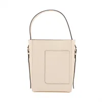 ヴァレクストラ バケット レザー ショルダーバッグ ホワイト