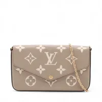 ヴィトン モノグラム アンプラント ポシェット フェリシー M82610 ベージュ