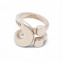 グッチ ホースビット 925 リング 17 シルバー