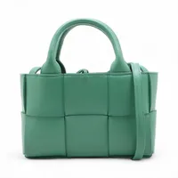 ボッテガヴェネタ キャンディー アルコ トート レザー 2WAYハンドバッグ グリーン