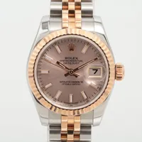 ロレックス デイトジャスト 179171 SS×PG AT ピンク文字盤
