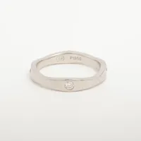 ハリーウィンストン ラウンド ウェーブ バンド ダイヤ Pt950