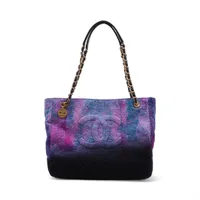 シャネル マトラッセ ツイード ココマーク マルチカラー ゴールド金具