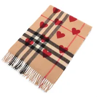 バーバリー ノバチェック カシミヤ マフラー ベージュ