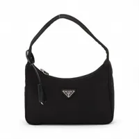 プラダ テスート ナイロン ハンドバッグ ブラック