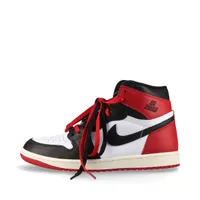 ナイキ AIR JORDAN 1 RETRO HIGH OG レザー ハイカットスニーカー 25SS 26.5cm レッド