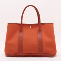 エルメス ガーデンパーティ36 PM トワルオフィシエ ポティロン シルバー金具