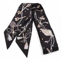 エルメス カレ90 Colliers de chiens コリエドシアン シルク スカーフ