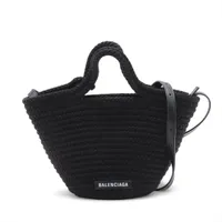 バレンシアガ イビザ スモール ナイロン 2WAYハンドバッグ ブラック