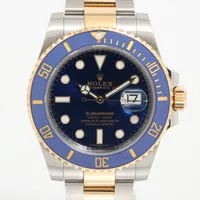 ロレックス サブマリーナーデイト 116613LB SS×YG AT ブルー文字盤