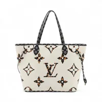 ヴィトン モノグラム ジャングル ネヴァーフルMM M44716 ホワイト