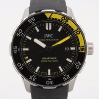 IWC IW356801 SS×ラバー AT 黒文字盤