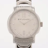 ブルガリ ソロテンポ ST29S SS QZ シルバー文字盤