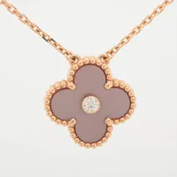 ヴァンクリーフ&アーペル ヴィンテージアルハンブラ ピンクシェル ダイヤ 750(PG)