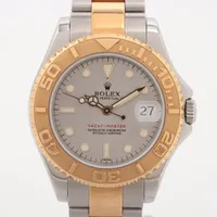 ロレックス ヨットマスター 68623 SS×YG AT シルバー文字盤