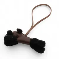 エルメス バディチャーム シルク チャーム B:2023 ブラック×オレンジ