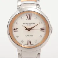 ボームアンドメルシェ プロメス SS×PG AT シェル文字盤