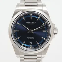 ロンジン コンクエスト SS AT 青文字盤