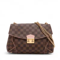 ヴィトン ダミエ カイサクラッチ N41597 ブラウン
