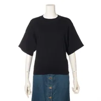 エルメス シェーヌダンクル シルク 半袖ニット 24SS 34 ブラック