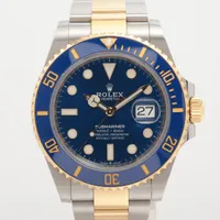 ロレックス サブマリーナーデイト 126613LB SS×YG AT 青文字盤