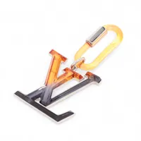 ヴィトン ビジューサックLVプリズム M67777 メタル×レジン チャーム LE0169 オレンジ×ネイビー