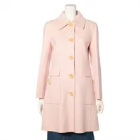 セリーヌ ウール コート 34 ピンク