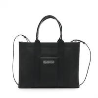 バレンシアガ ロゴ ジャンボ レザー トートバッグ ブラック ABランク