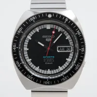セイコー 5スポーツ SBSA223 SS AT ブラック文字盤