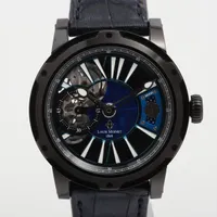 ルイモネ SS×革 AT ブラック文字盤