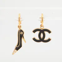 シャネル ココマーク No.5 GP ピアス(両耳用) D20C ゴールド AB