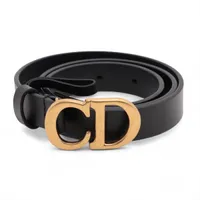 ディオール CDロゴ レザー ベルト 70 ブラック