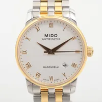 ミドー バロンチェッリ M8600.9.26.1 SS AT 白文字盤