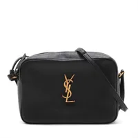 サンローランパリ ルー レザー ショルダーバッグ ブラック