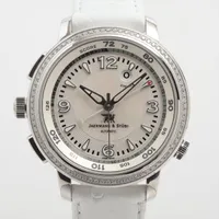 ヤーマンアンドストゥービ SS×革 AT ホワイト文字盤