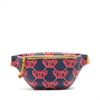 グッチ チルドレンズ PVC ボディバッグ ネイビー