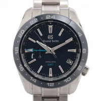 グランドセイコー スポーツコレクション スプリングドライブ GMT SBGE255 SS AT ブルー文字盤