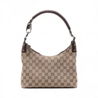 グッチ GGキャンバス キャンバス ショルダーバッグ ベージュ