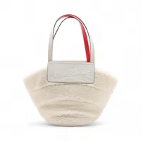 発送前セール　ルブタン　キピポーチ　ホワイト クリスチャンルブタン キピポーチ レザー 2WAYハンドバッグ オレンジ