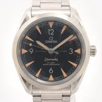 オメガ シーマスター レイルマスター コーアクシャル マスタークロノメーター 220.10.40.20.01.001 SS AT ブラック文字盤