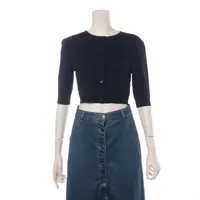 サンローランパリ ウール カーディガン 24年 L ブラック