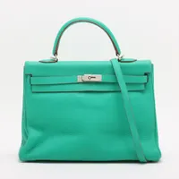 エルメス ケリー35 ルトゥルネ トリヨンクレマンス バンブー シルバー金具